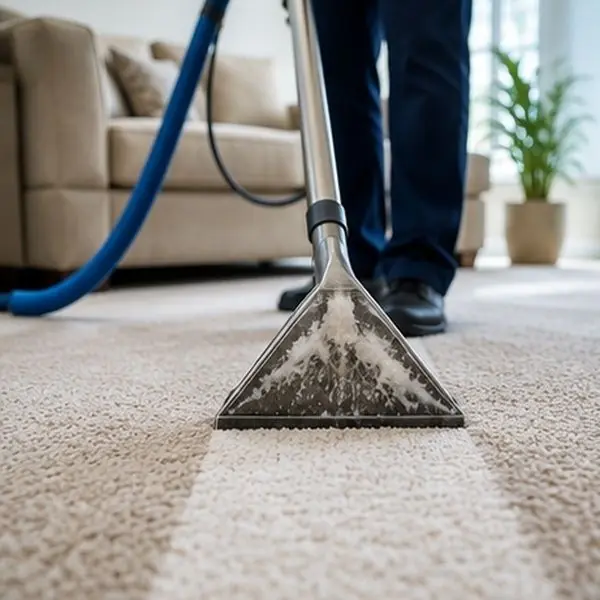 On-site carpet steam cleaning in Albion
