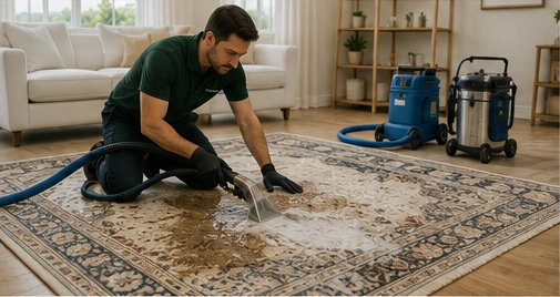 On-site Rug Cleaning in Albion